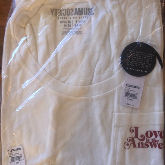 Amuse Society Love 💕 Is The Answer Pocket … - Picture 4 of 5